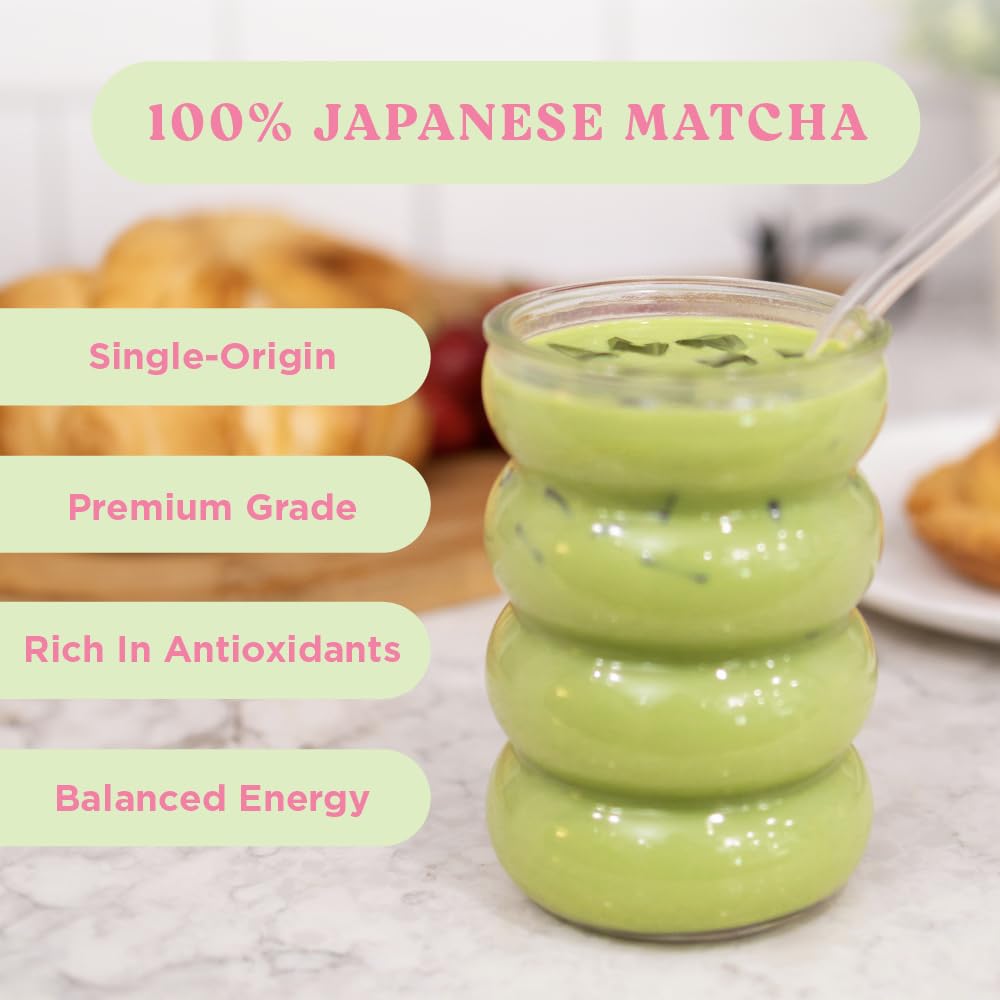 Harmony Proteins matcha strawberry matcha bowl for ceremonial-inspired serving and calm focus.