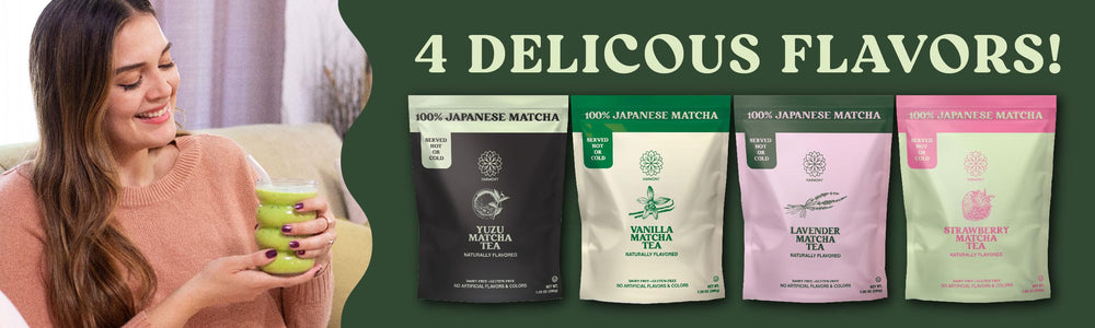 Harmony Proteins The Harmony Matcha Vanilla packaging-closeup communicates freshness and resealability.