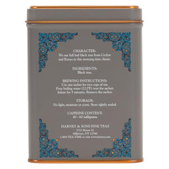 Harney & Sons English Breakfast sachets close-up, convenient single-cup brewing
