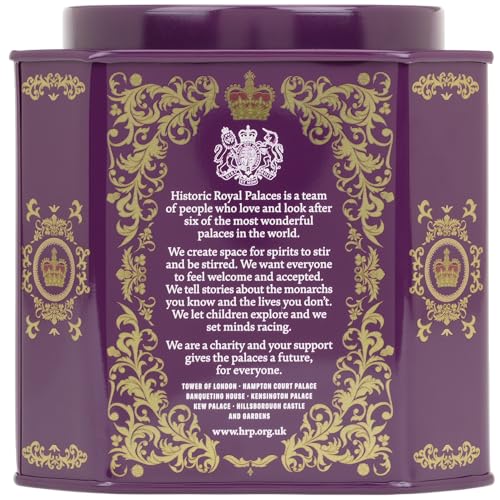 Harney & Sons Historic Royal Palaces tin highlights regal styling and premium ingredients.