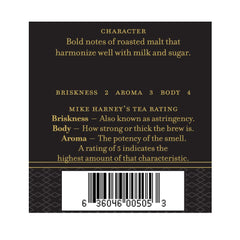 Harney and Sons Irish Breakfast Tea loose leaf close-up of bold tea leaves