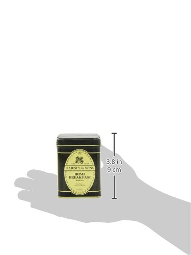 Harney and Sons packaging on a kitchen counter ready to brew