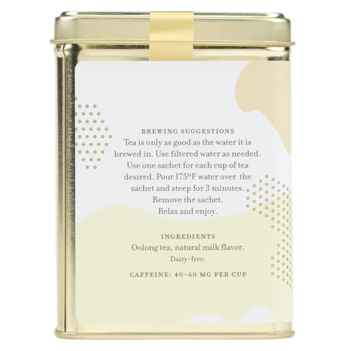 Steeping Milky Oolong in a cup reveals creamy aroma and smooth flavor