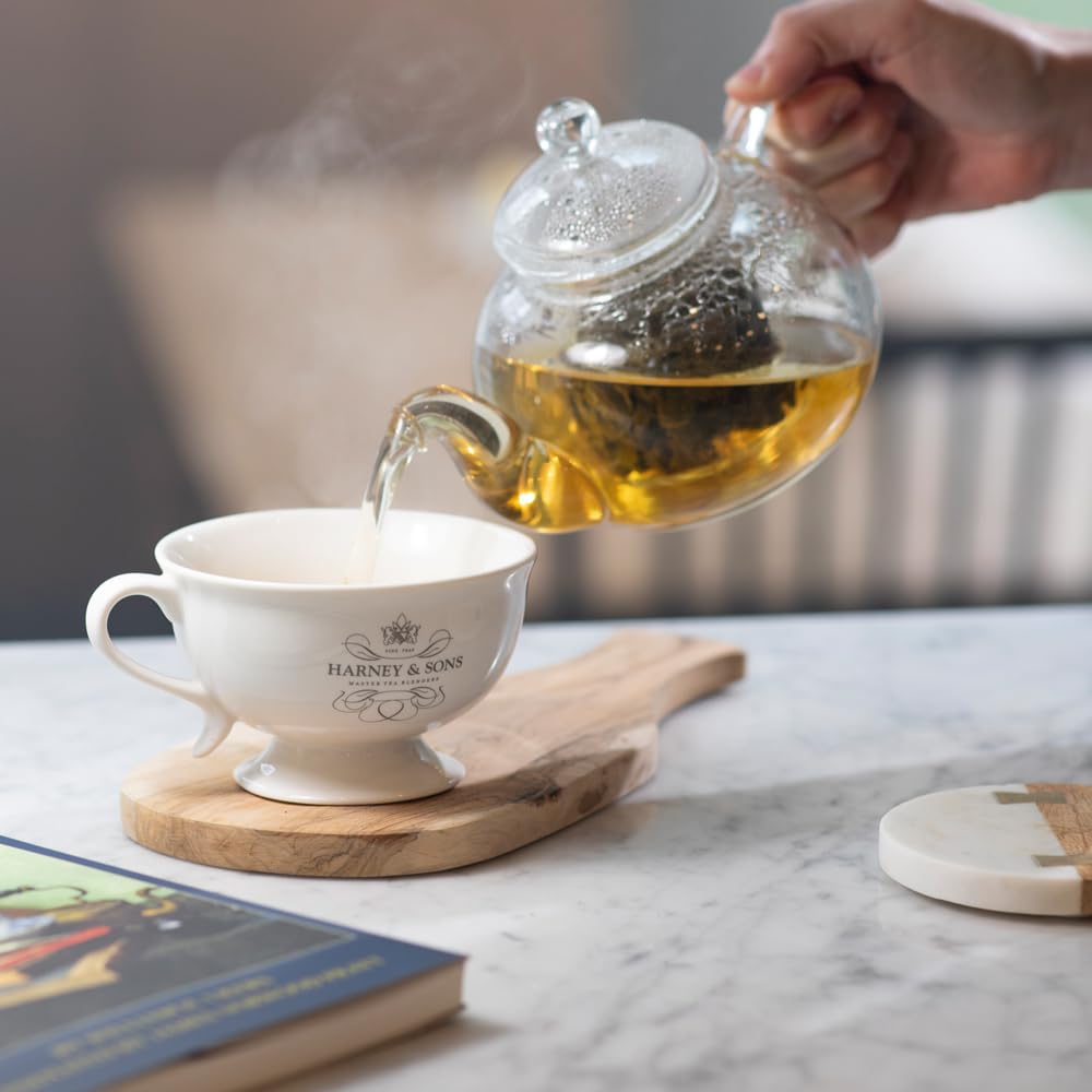 Harney & Sons packaging highlights sustainability and eco-friendly practices