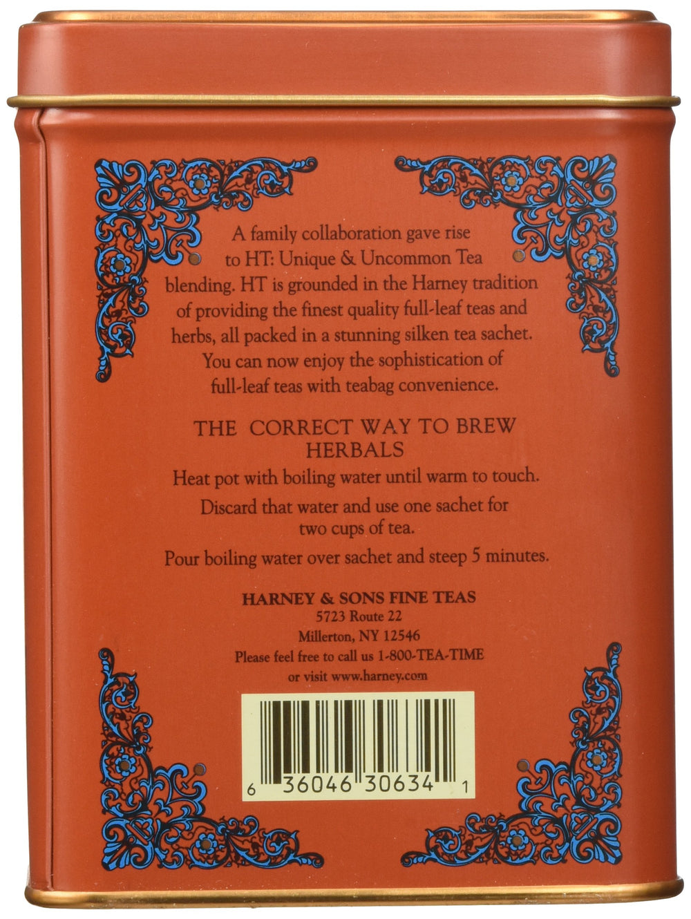 Bright red cup of Harney & Sons Pumpkin Spice Rooibos tea after steeping.