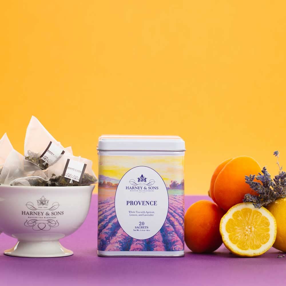 Harney & Sons Provence packaging showing 20-count sachets