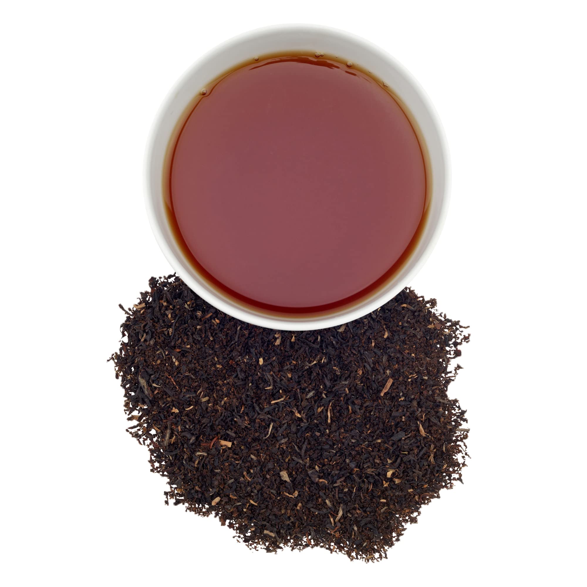 Harney & Sons Assam-Ceylon blend brewing to a bold yet smooth cup.
