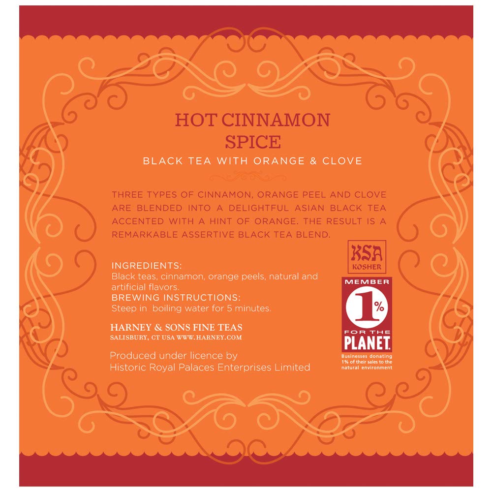 Harney & Sons black tea base delivers a sturdy, full-bodied cup.