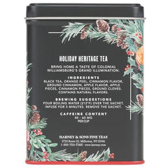 Harney & Sons black tea with orange peel and cinnamon, close-up aroma.