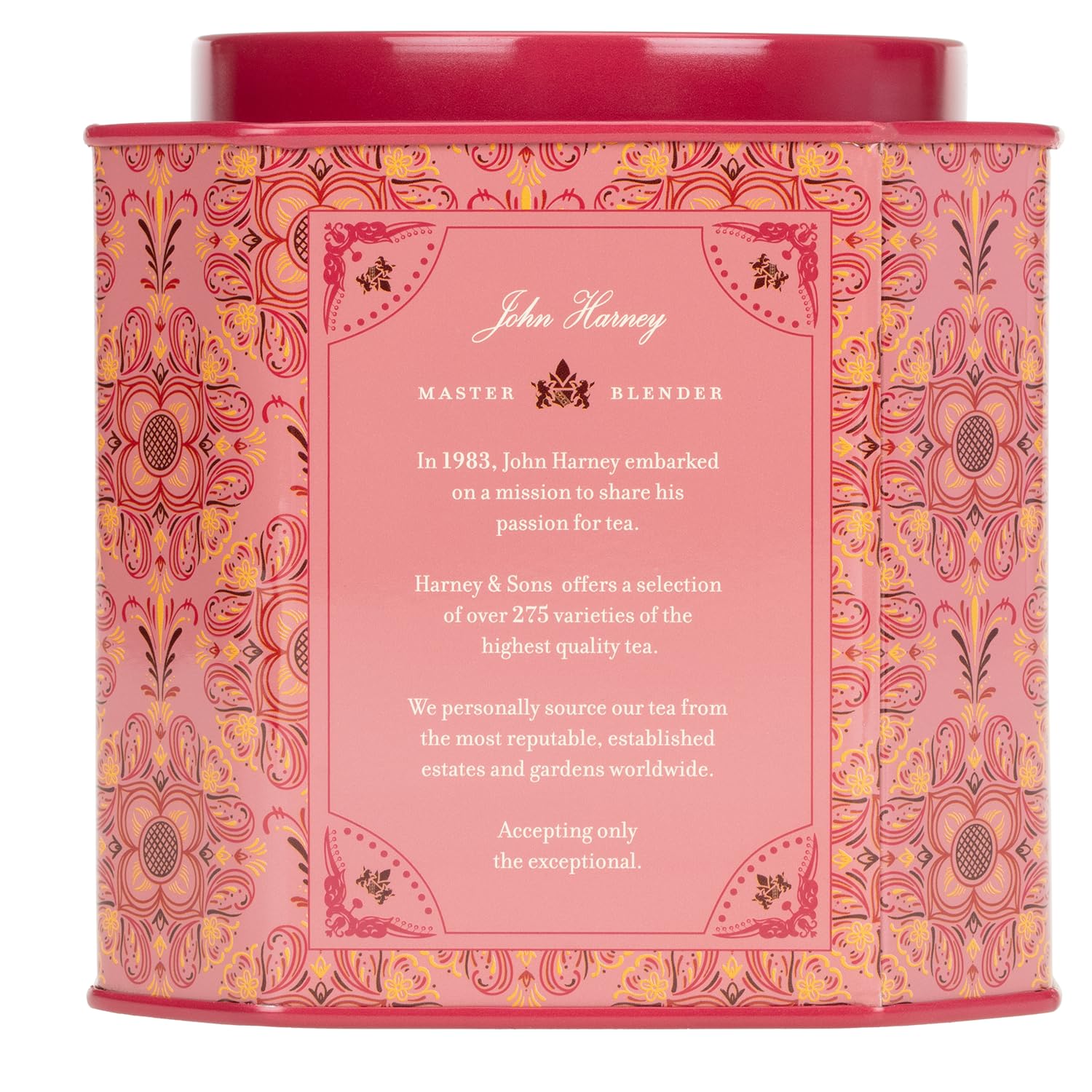 Harney & Sons Cranberry Autumn sachets close-up, convenient single-serving portions