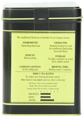 Harney & Sons Darjeeling loose-leaf in infuser, ready for a light, fragrant cup.
