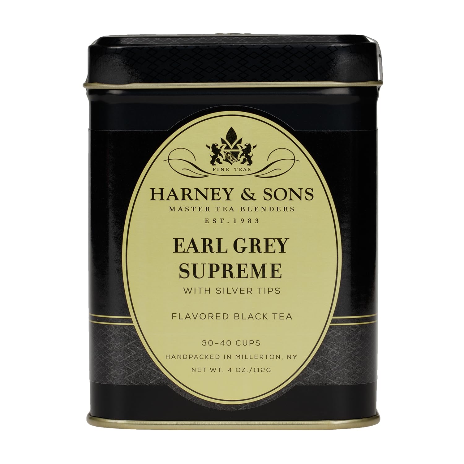 Harney & Sons Earl Grey Supreme with Silver Tips tea bundle for refined bergamot sipping.