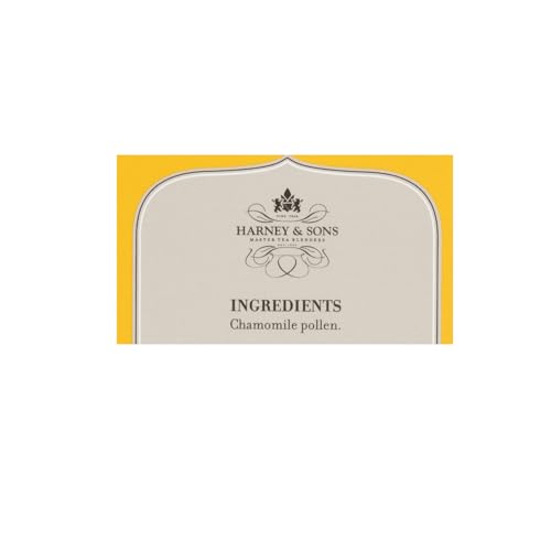 Harney & Sons Egyptian Chamomile flower heads close-up, ideal for a calming cup.