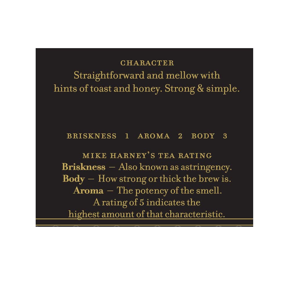 Harney & Sons English Breakfast tea tin highlights heritage and convenient storage