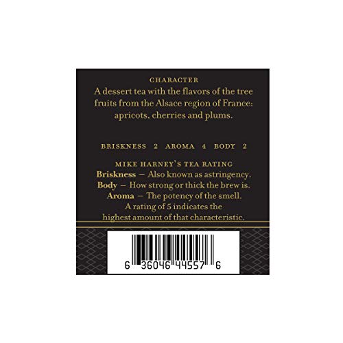 Elegant pairing of Harney & Sons Fruits d'Alsace with Alsatian dessert vibes