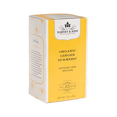 Harney & Sons tea bags ready to steep for a warming cup.