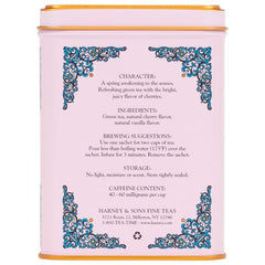 Harney & Sons green tea sachet in hot water showing smooth infusion.