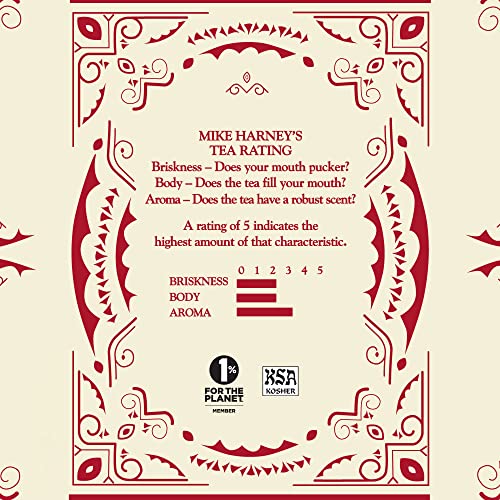 Harney and Sons Holiday Tea hot cup serve showcases inviting aroma and comforting flavor.
