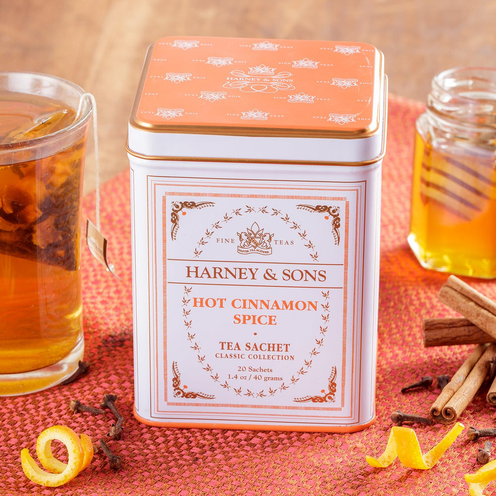 Harney & Sons spice blend with orange peel and cloves for aroma