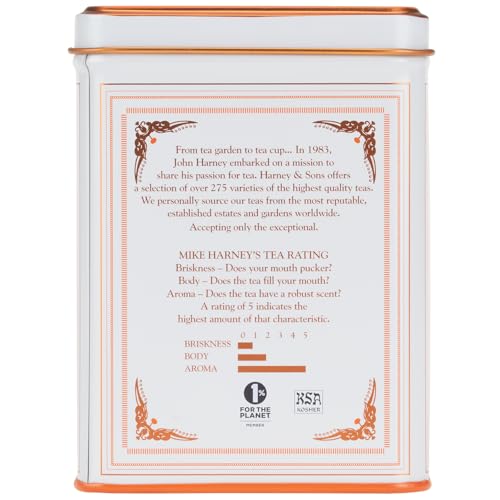 Harney & Sons Hot Cinnamon Spice packaging highlights premium spice tea for gifting