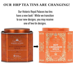 Harney & Sons Hot Cinnamon Spice sachets for a quick, flavorful brew.