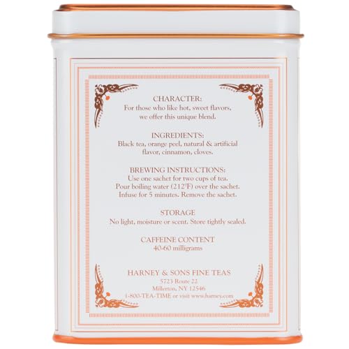 Steeping Harney & Sons Hot Cinnamon Spice releases robust aroma and flavor