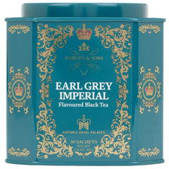 Harney & Sons HRP Earl Grey Imperial tin design for gifting and collection.