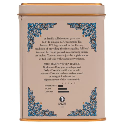 HT Line packaging highlighting unique blends and full-leaf quality