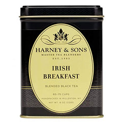 Harney & Sons Irish Breakfast Tea leaf close-up reveals rich Assam character