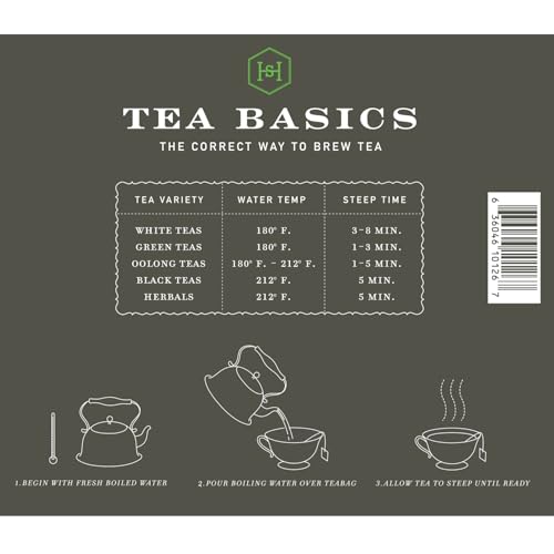 Harney & Sons Irish Breakfast Tea teabags image highlights individually wrapped bags for on-the-go refreshment.