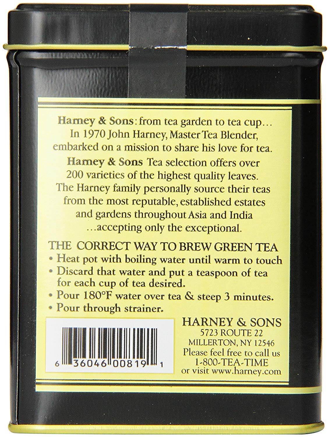 Harney & Sons Japanese Sencha from Central Shizuoka delivers authentic flavor