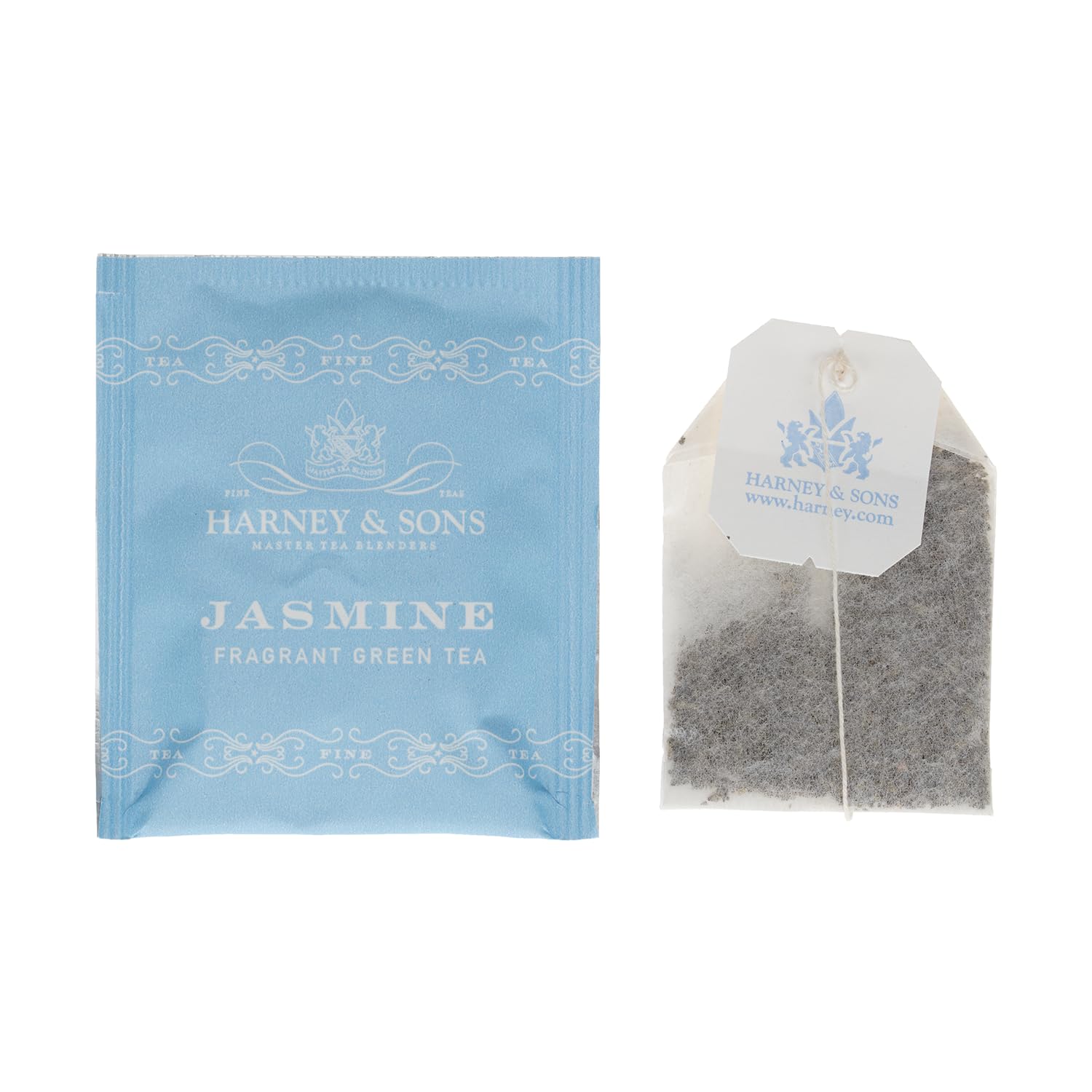 Harney & Sons Jasmine Fragrant Green Tea cup after steeping, aromatic and refreshing