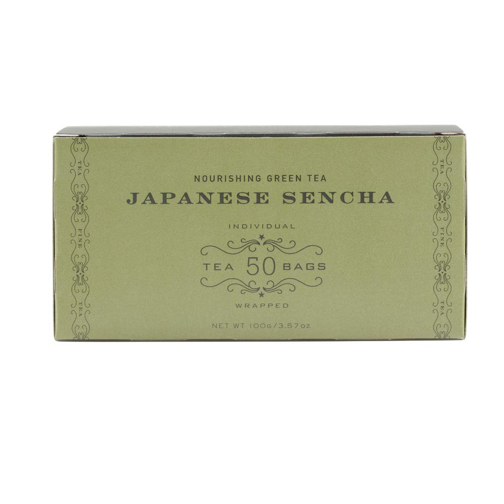 Light-green Sencha leaves from Harney & Sons for quick infusion.