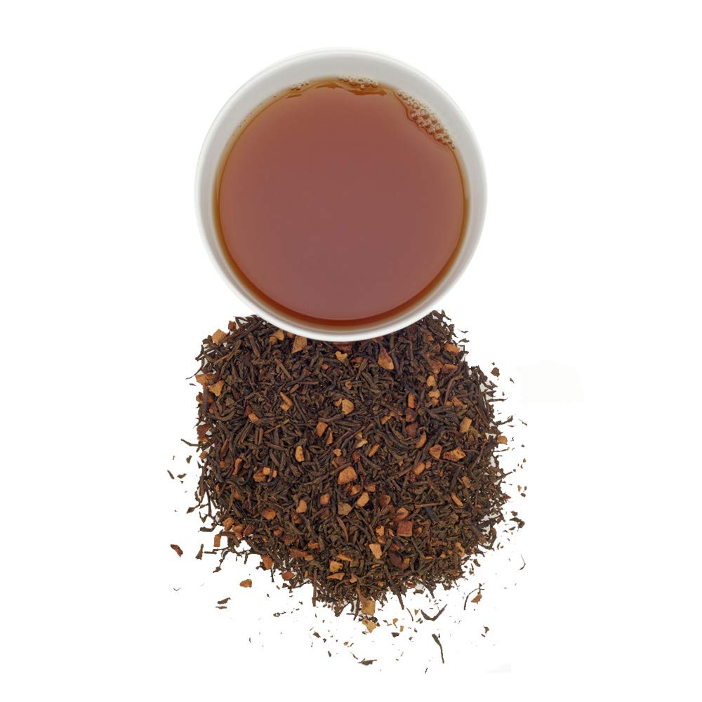 Loose leaf tea in a 16 oz tin ready to brew cups.