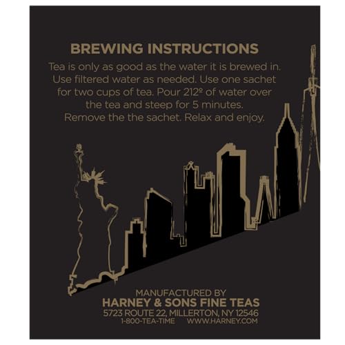Harney & Sons New York Blend cup ready to sip after a busy day.