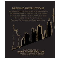 Harney & Sons New York Blend cup ready to sip after a busy day.