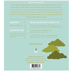 Harney & Sons Organic Everyday Matcha stone mill process spotlight, premium texture for blends.