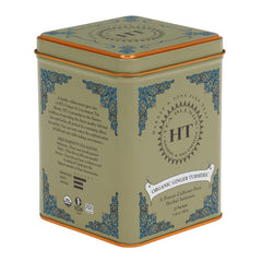Harney and Sons HT Organic Ginger Turmeric Tea tin ready for cozy moments