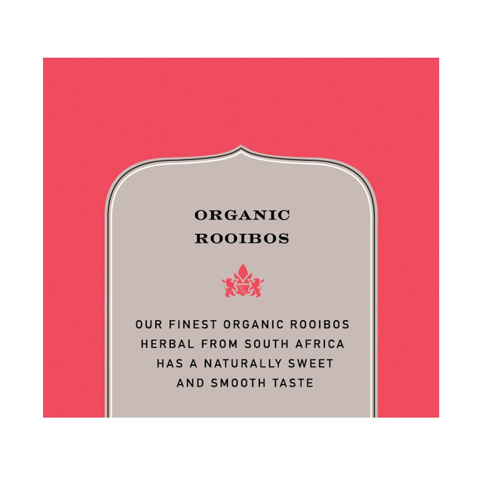 Harney & Sons organic rooibos aroma evokes a comforting ritual