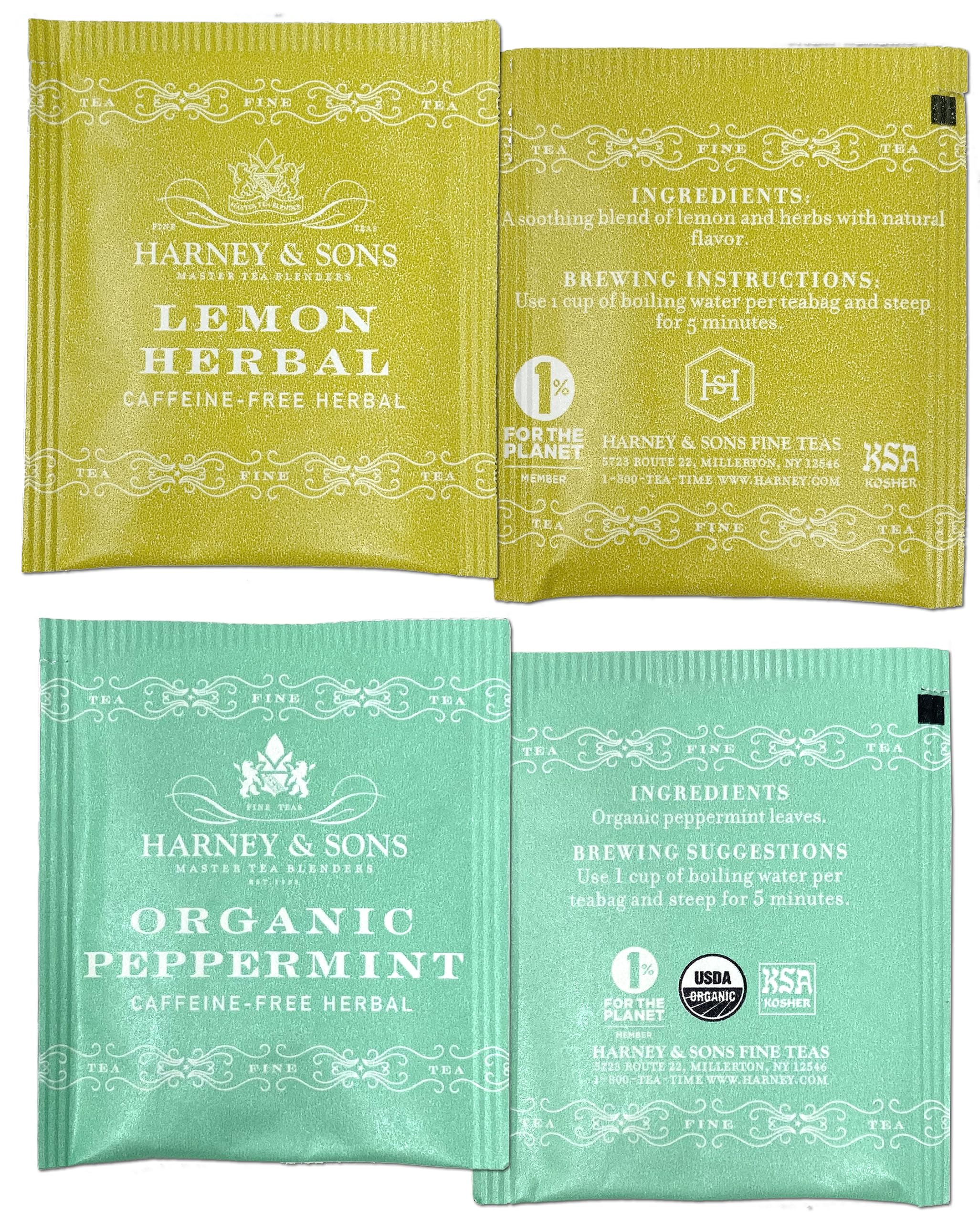 Harney & Sons Organic Rooibos tea bags for warm comfort.