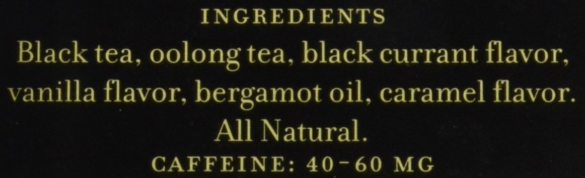 Harney & Sons Paris bergamot aroma close-up, showcasing fruity vanilla and caramel notes.