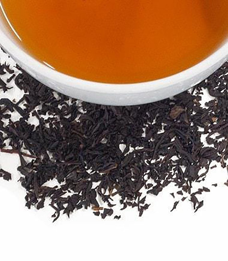 Harney & Sons Paris tea brew-pour showcasing caramel-vanilla aroma for daily ritual.