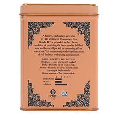 Harney and Sons peaches and ginger tea brewing setup, hot or iced enjoyment