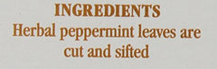 Close-up of Harney and Sons Peppermint Tea aroma revealing refreshing notes.
