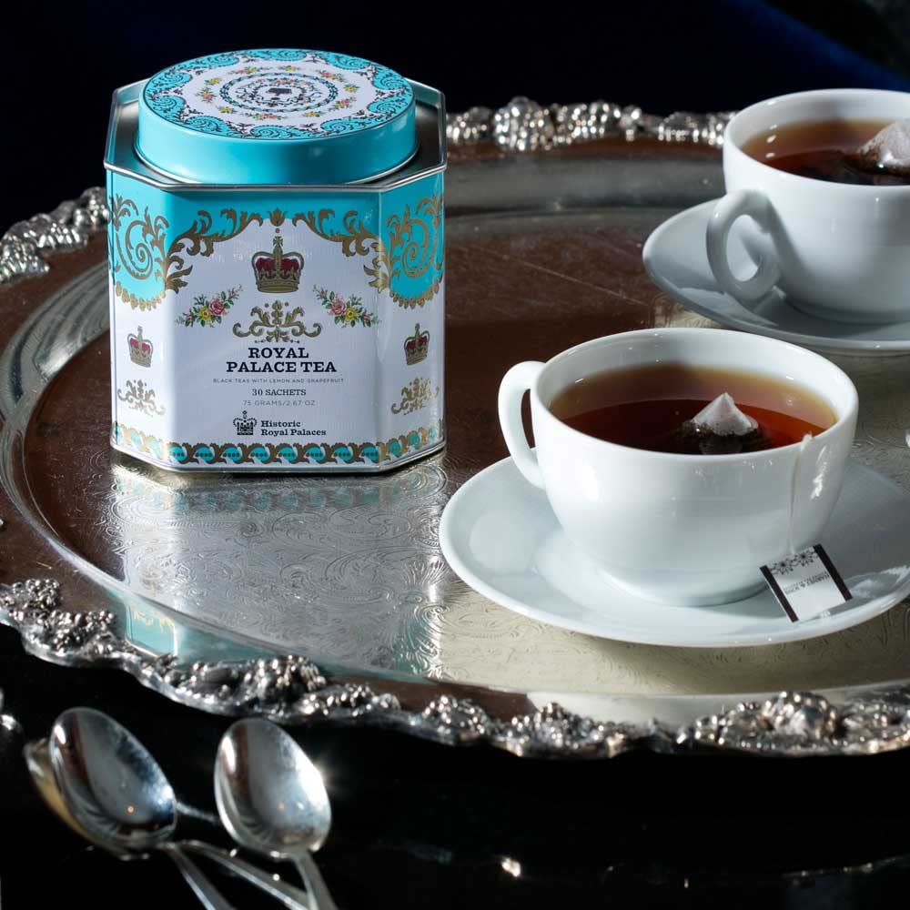 Harney & Sons Royal Palace Tea heritage collection branding signals refined gifting.