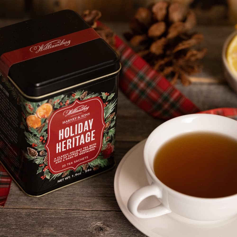 Harney & Sons cinnamon and clove spice blend, warm and aromatic.