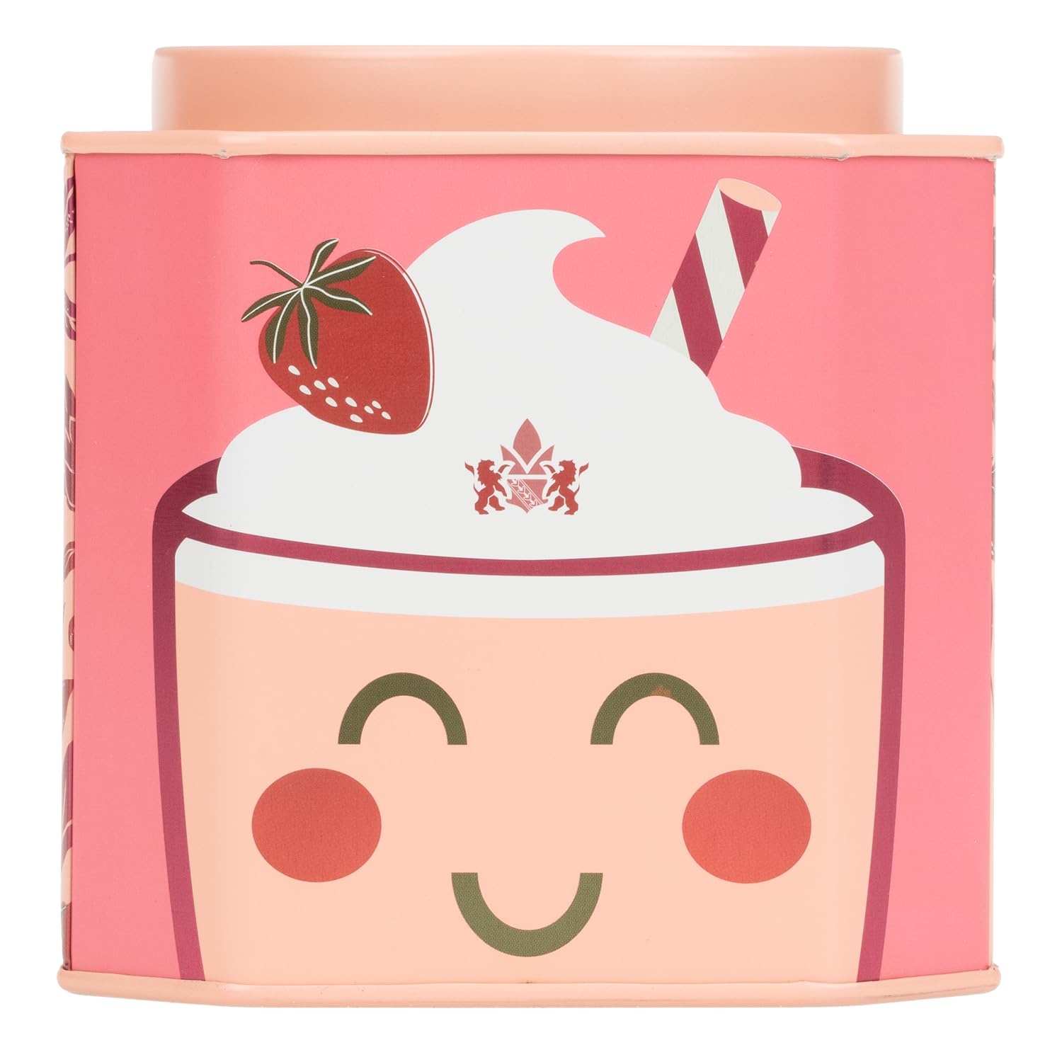 Ingredients panel for Harney & Sons Strawberry Milkshake tea with oolong and fruity flavors.