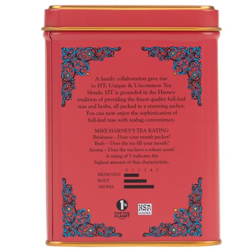 Harney & Sons Strawberry Vanilla silken sachet for easy brewing