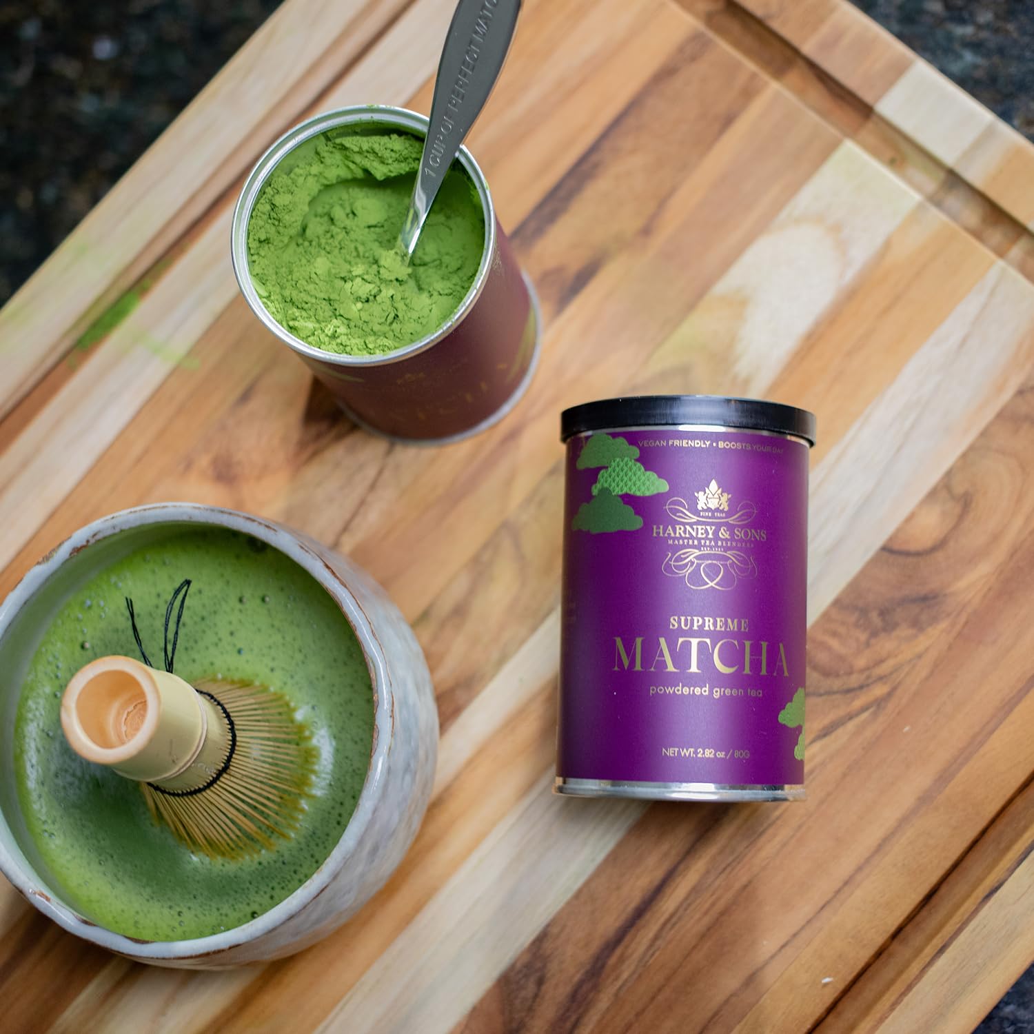 Harney & Sons Supreme Matcha in a ceramic cup for daily ritual