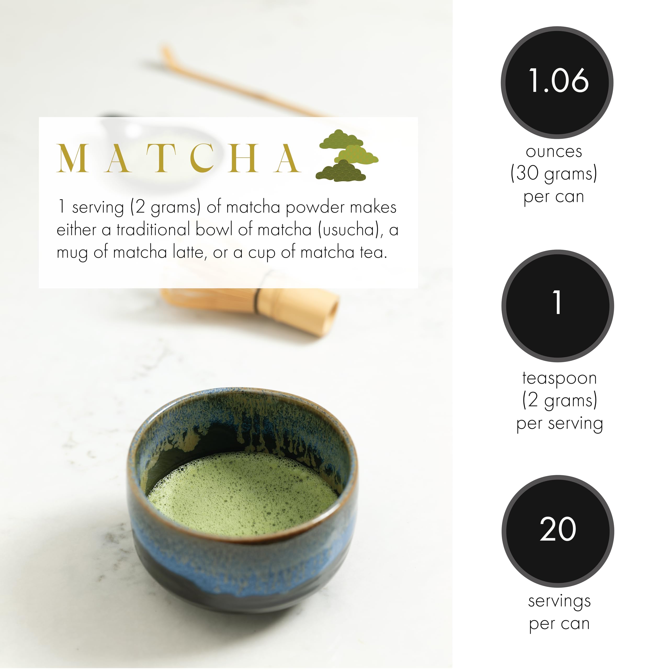 Harney & Sons Supreme Matcha prepared in a bowl for a creamy latte